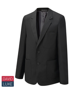 David Luke Boys Eco Premier Blazer Sturdy Fit - Black 